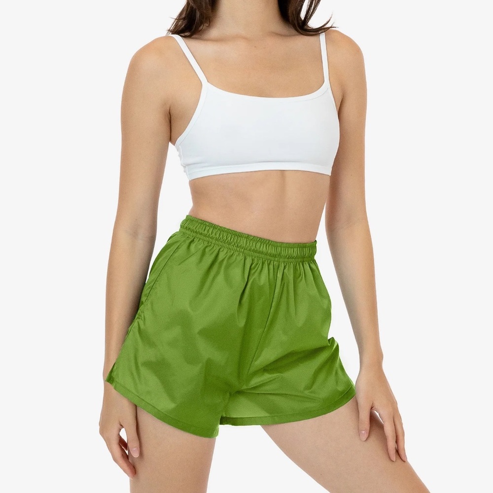 RNF314 - Women’s Nylon Track Shorts - Los Angeles Apparel